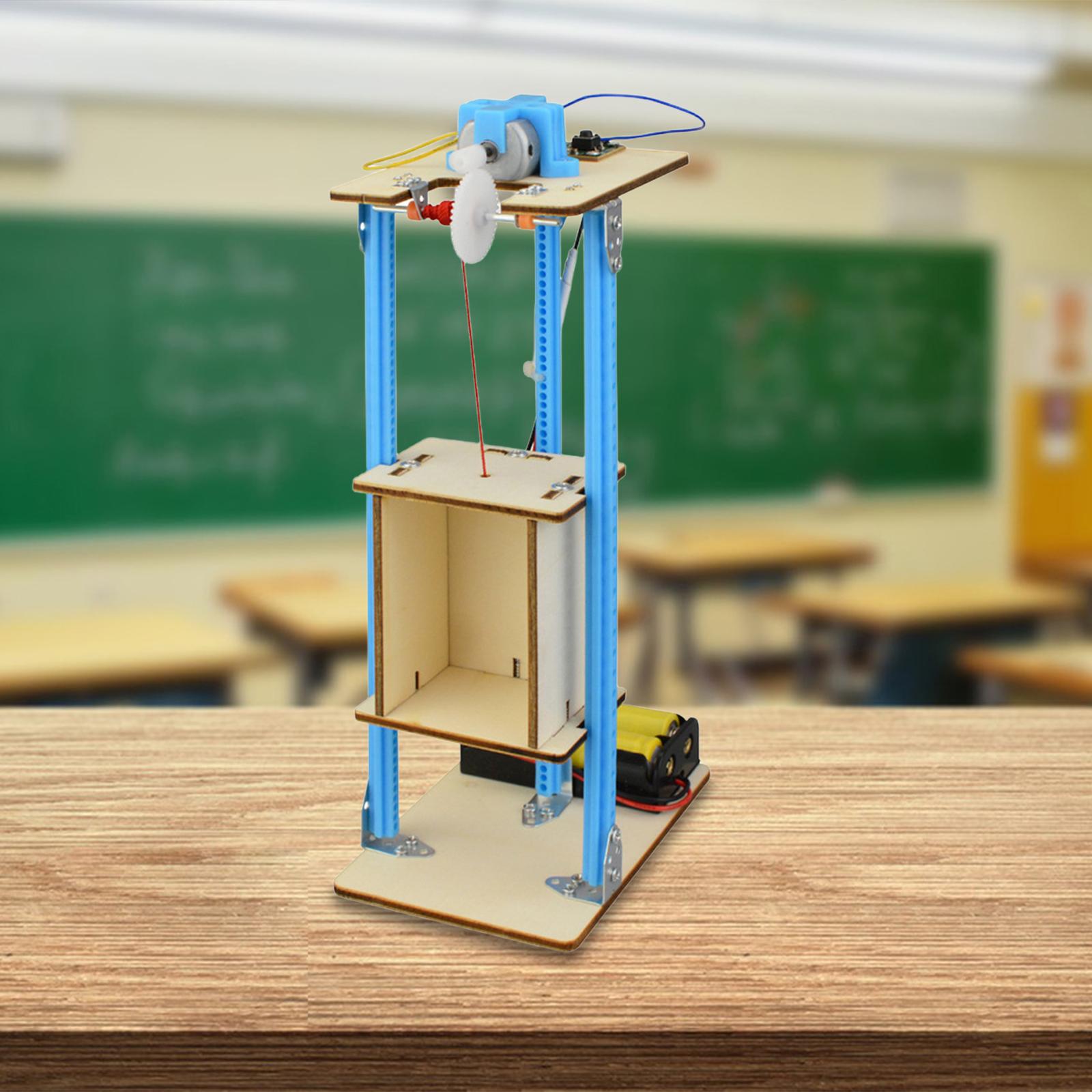 DIY Wooden Elevator Toy Model  - огляд і ціна Science Project Kit