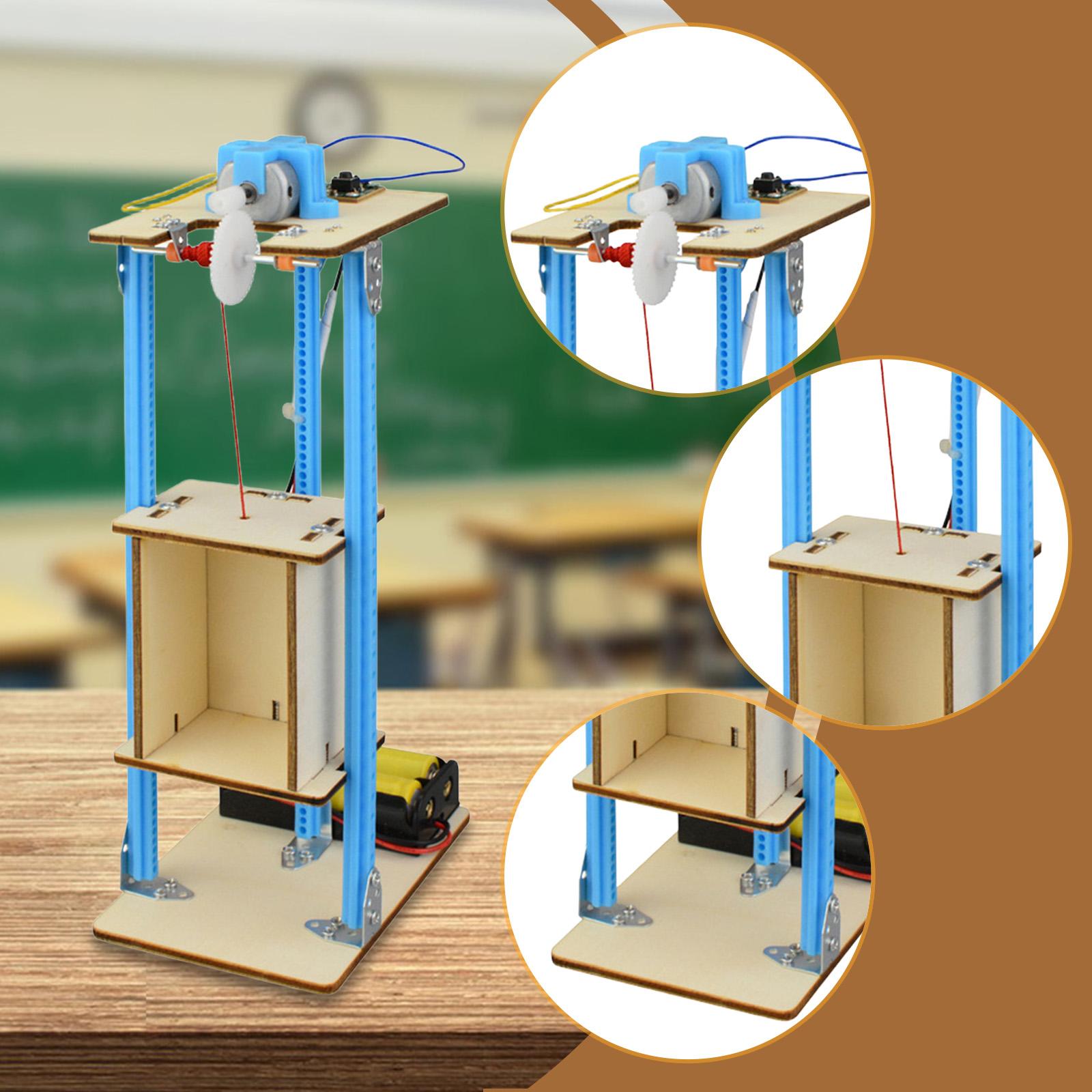 DIY Wooden Elevator Toy Model  - огляд і ціна Science Project Kit