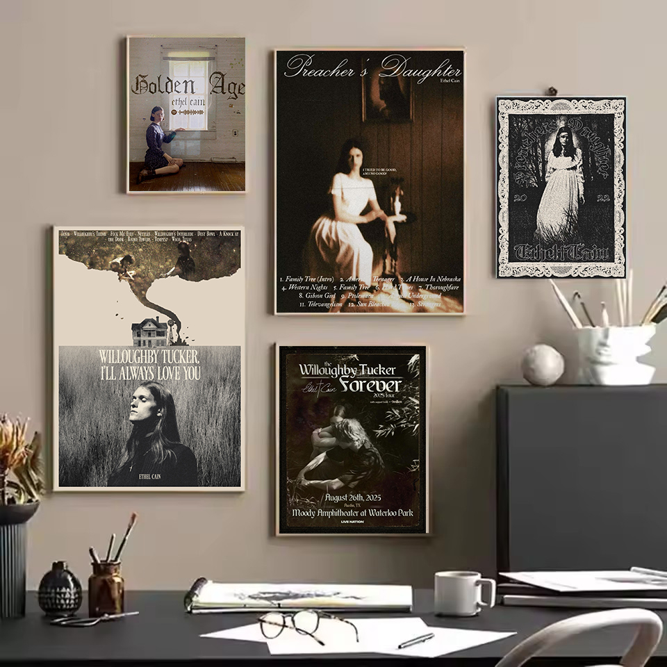 Vintage Singer E-Ethel Cain Mu - огляд і ціна Star Map Poster