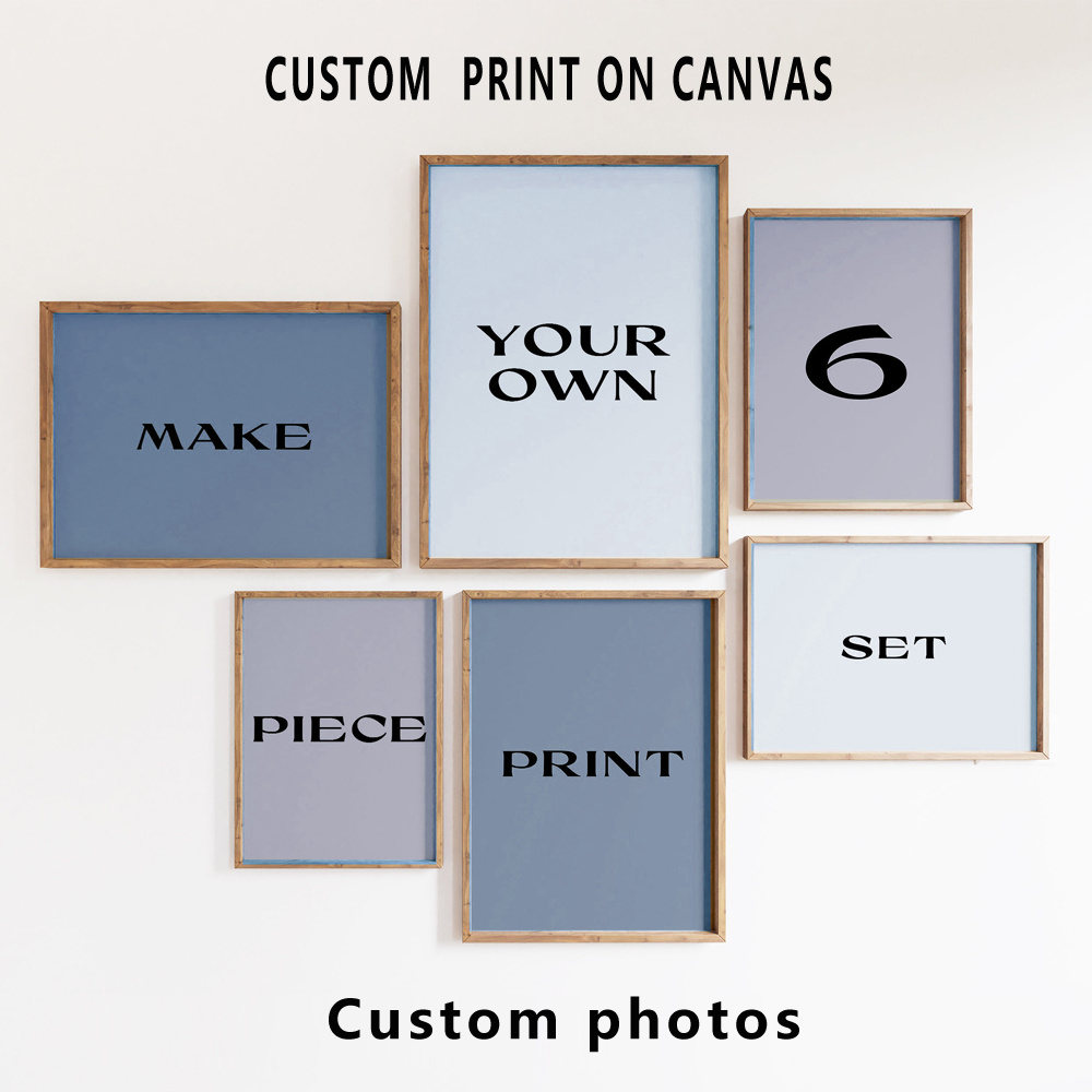 6pcs/set Custom Canvas Prints  - огляд і ціна Star Map Poster